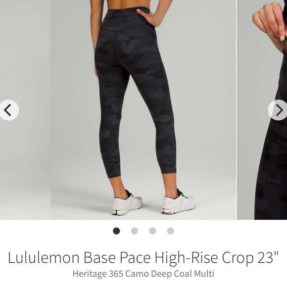Lululemon Base Pace High-Rise Crop 23" Size 2 - Picture 1 of 8